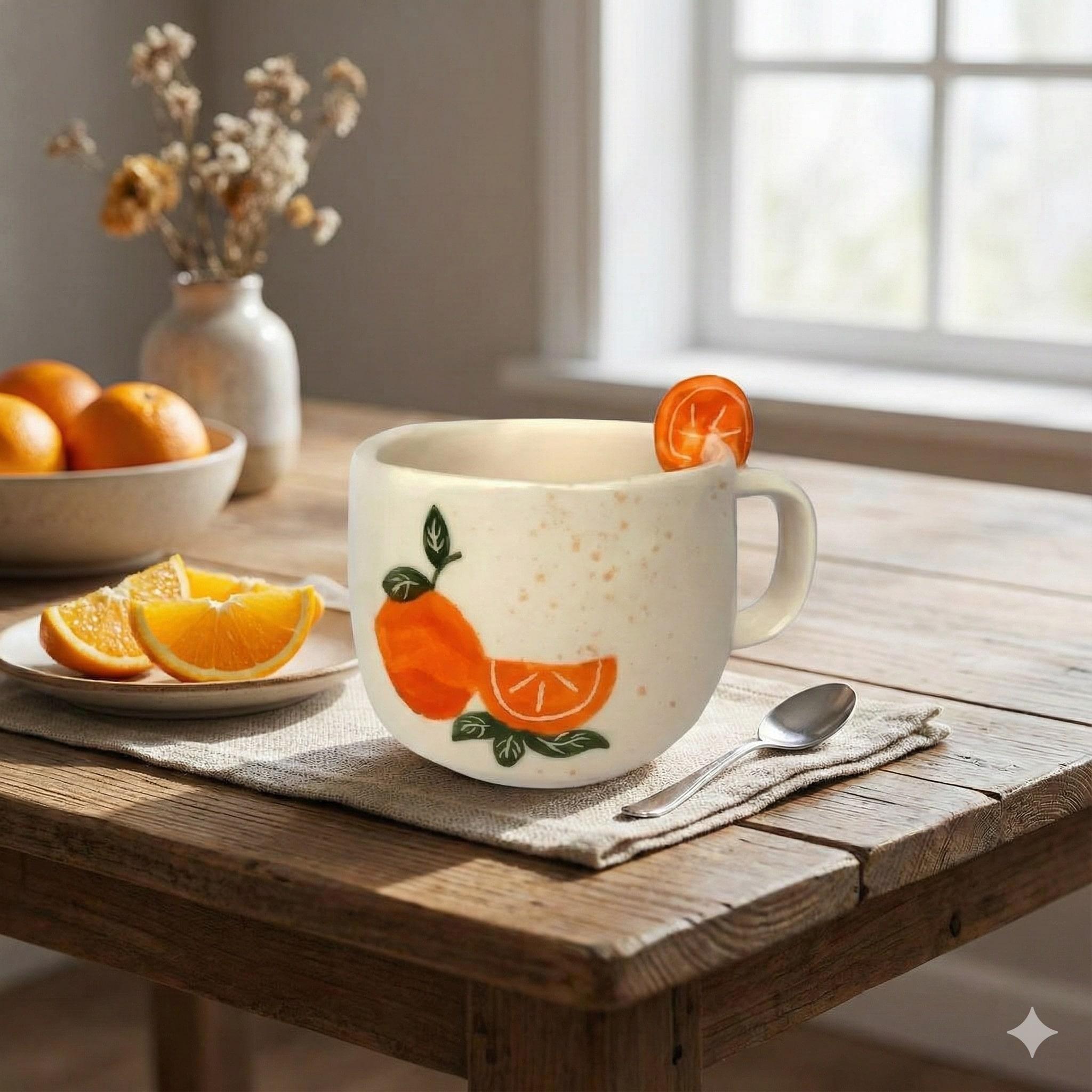 ماگ سرامیکی پرتقال